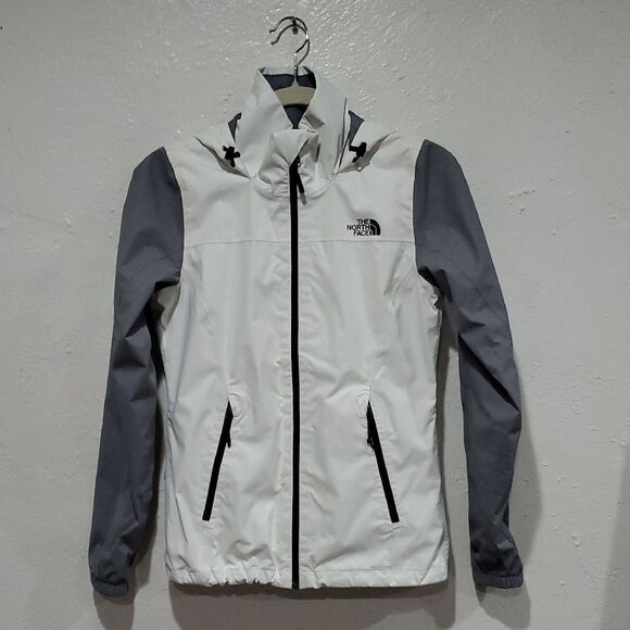 The North Face Dryvent White & Gray Women's Jacket Size XS - Picture 1 of 10